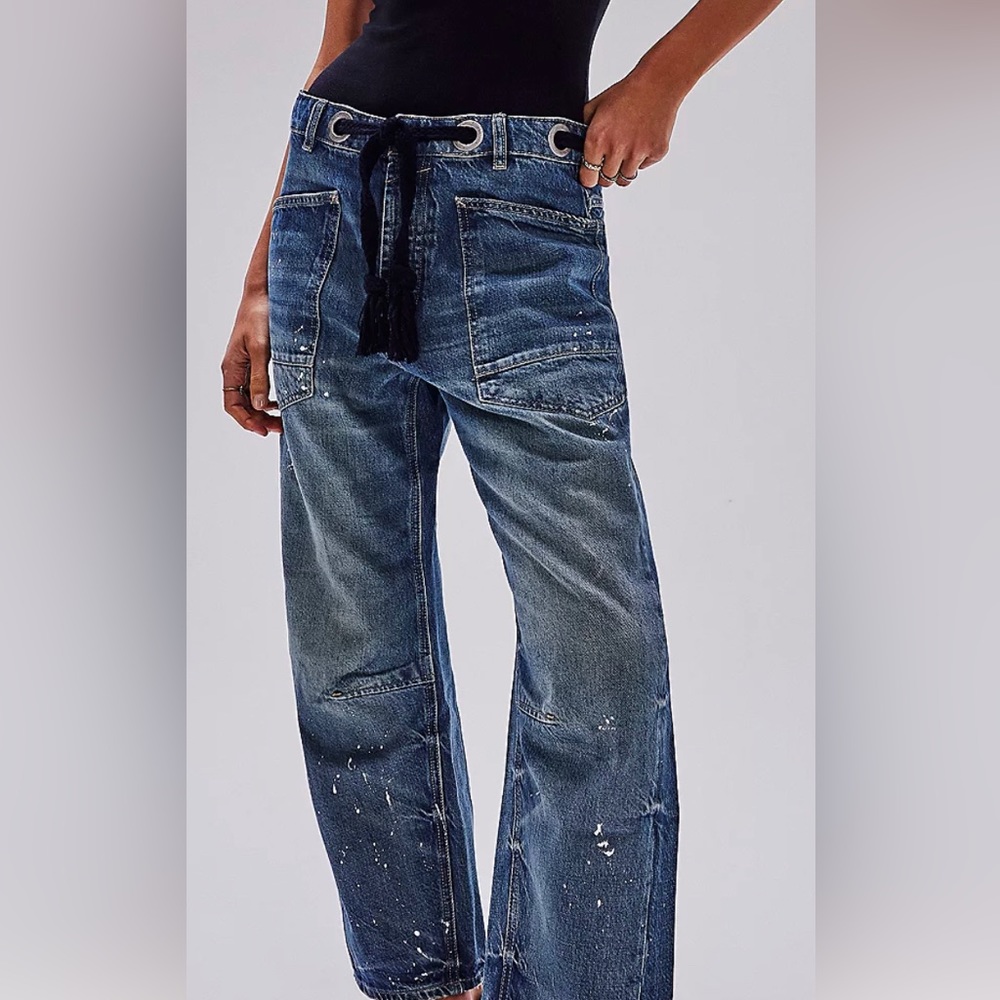 Free people barrel jeans size 27